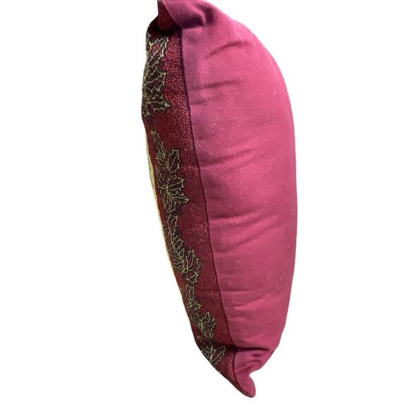 Vintage 14'' Tapestry Christmas Santa & Girl Accent Pillows Tom Browning - Picture 5 of 8